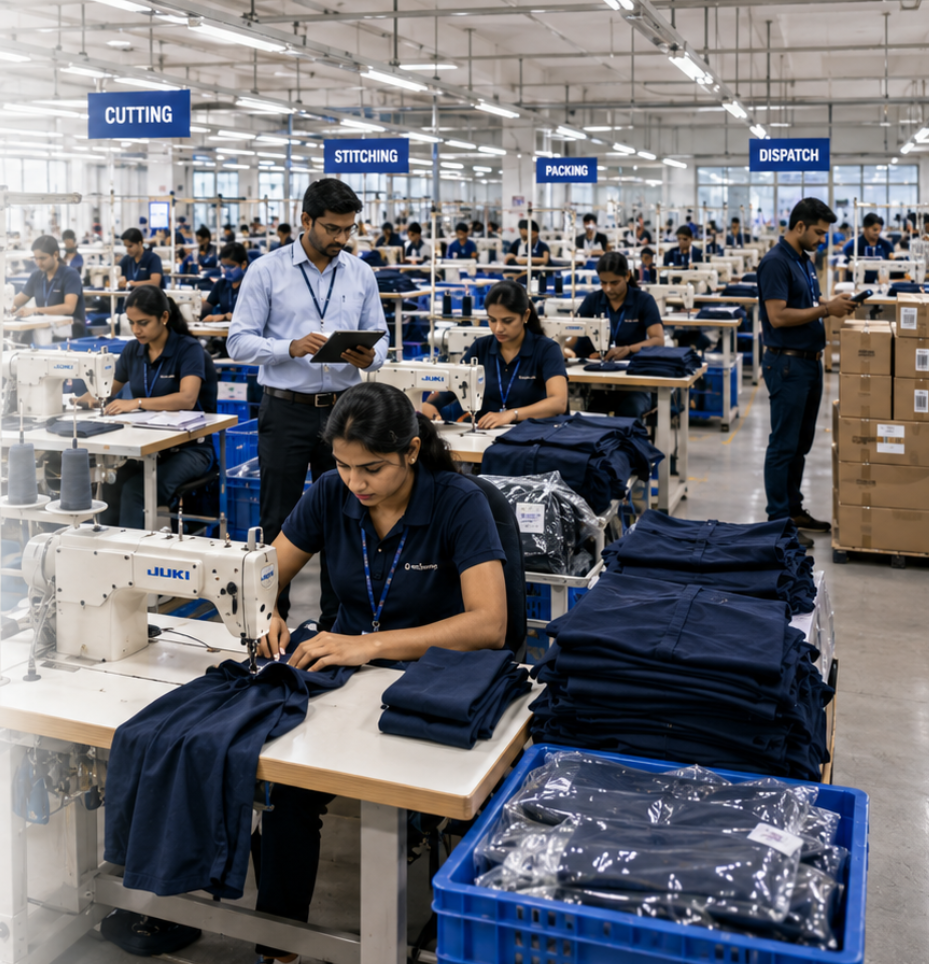 Apparel factory operations