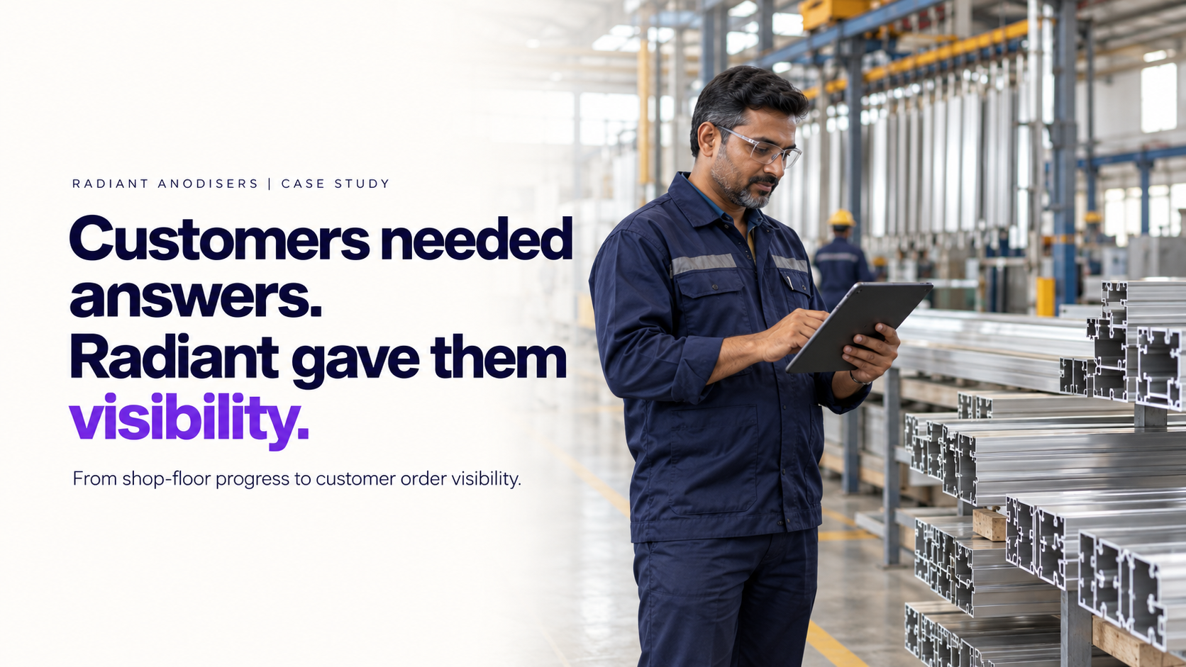 Your customer needs a delivery commitment. Your team is still chasing a status update.